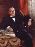 Anders Zorn President Grover Cleveland USA oil painting artist
